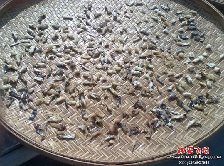 用剪刀剪出小条块